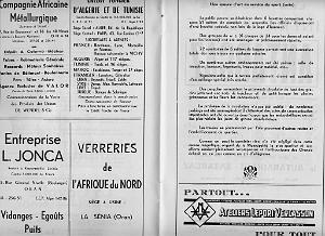 ORAN 5 MAI 1957 PLAQUETTE D INAUGURATION DU STADE MUNICIPAL  (6)